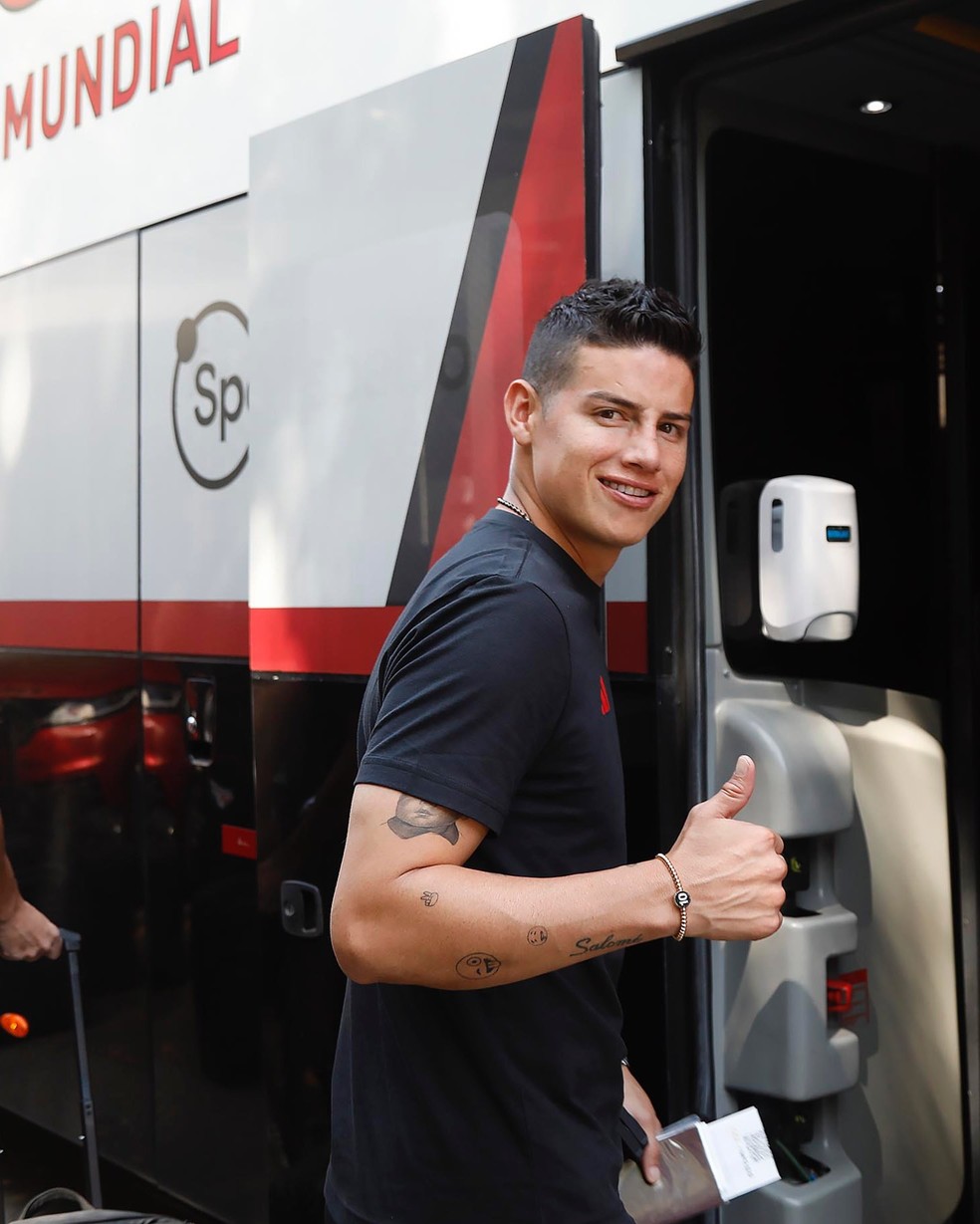 James Rodríguez defenderá a Colômbia na Data FIfa — Foto: Rubens Chiri / saopaulofc