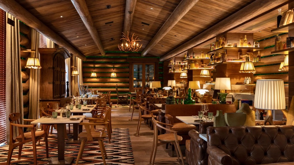 Um dos restaurantes do Rosewood São Paulo — Foto: Divulgação