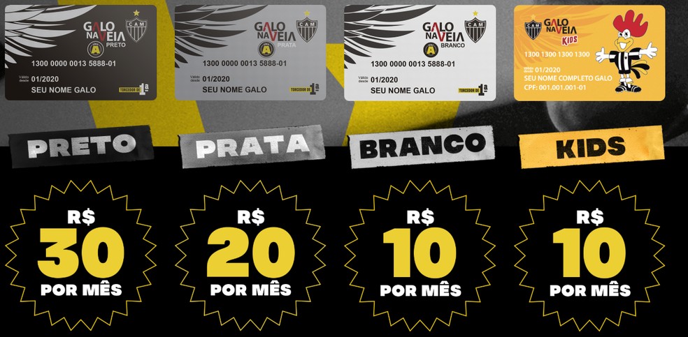 Clube Atlético Mineiro - Sócio #Galo na Veia Prata, garanta seu ingresso  para Atlético x Santa Cruz:  A venda on-line de  ingressos exclusiva para sócios Galo na Veia Prata, referente ao