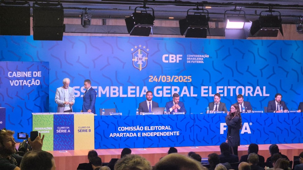Eleição para presidente da CBF em 2025 — Foto: Ronald Lincoln