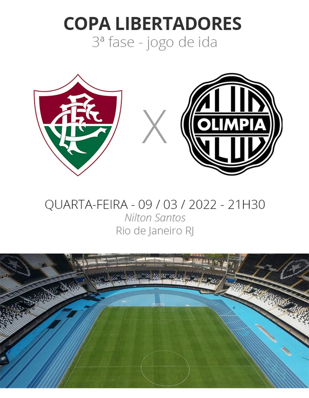 Fluminense x Olimpia: veja onde assistir, desfalques, escalações e