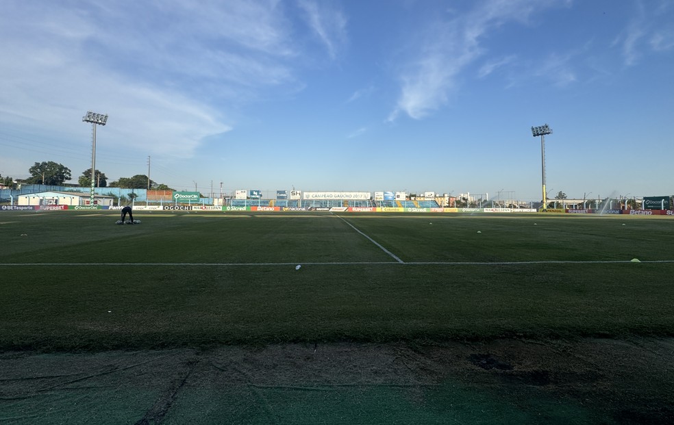 Estádio do Vale para Monsoon x Caxias — Foto: Arildo Palermo