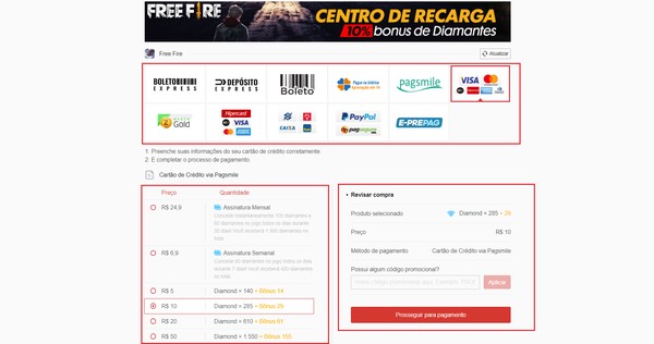 COMO RECARREGAR DIAMANTES NO FREE FIRE - RECARGA JOGO - ATUALIZADO 2022 