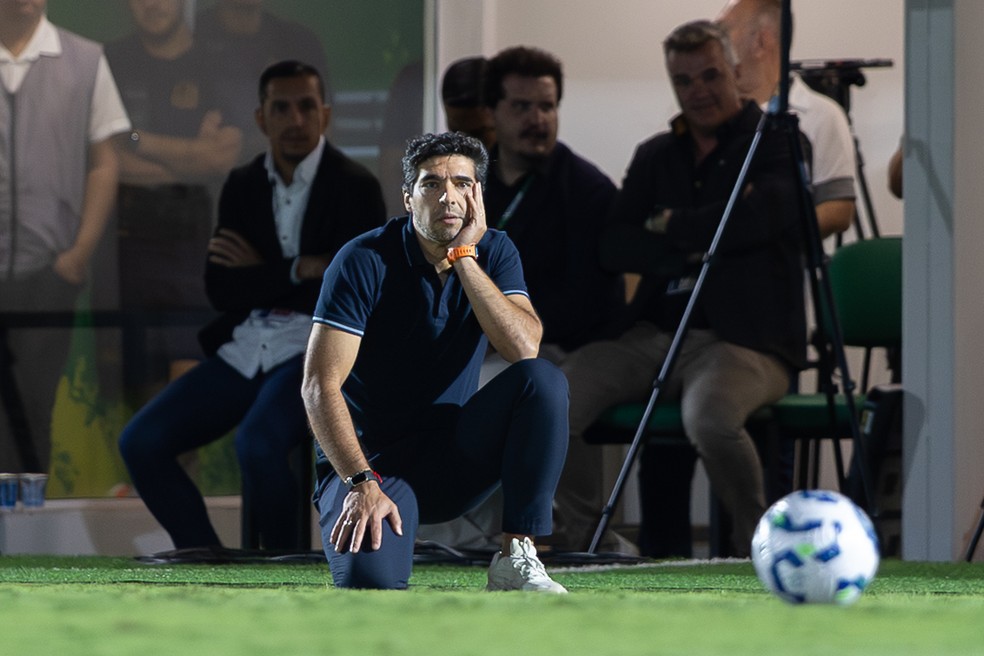 Abel Ferreira em Mirassol x Palmeiras � Foto: Joisel Amaral/AGIF