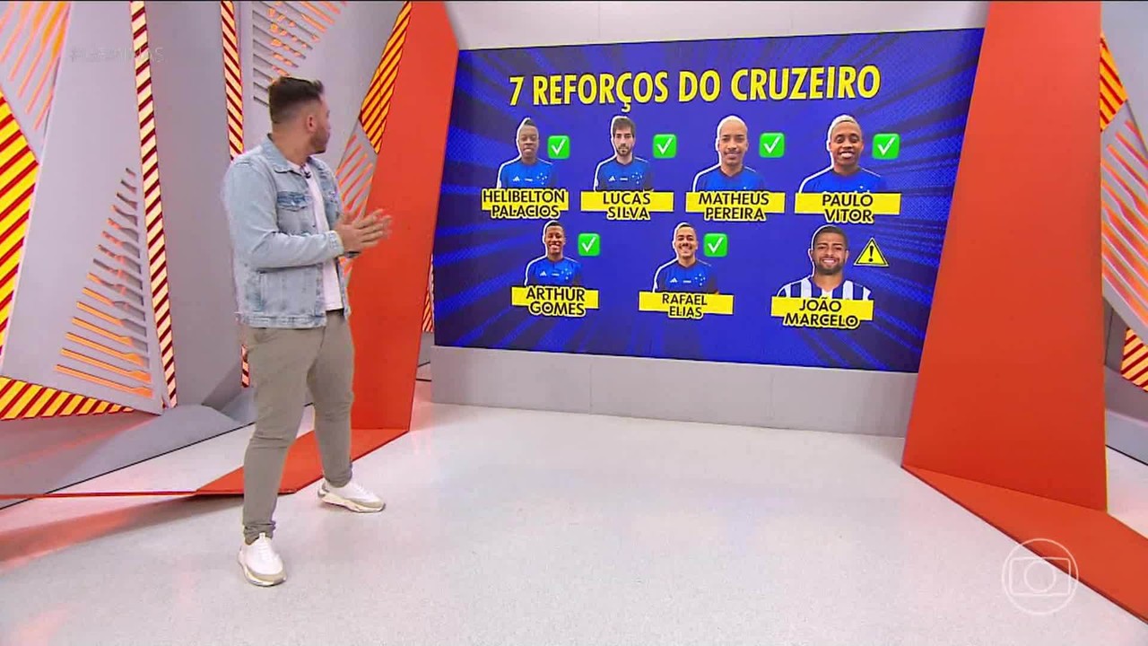 Cruzeiro deve anunciar hoje sétimo jogador contratado nessa janela de transferências