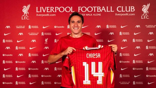 Liverpool anuncia contratação de Chiesa, ex-Juventus e campeão de Euro
