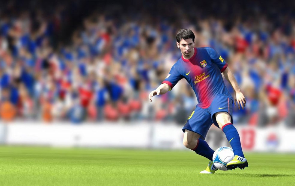 FIFA 13 trouxe Messi como garota propaganda — Foto: Divulgação/EA