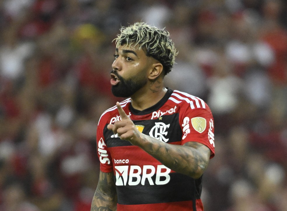 Gabigol vive sua pior temporada desde que chegou ao Flamengo — Foto: André Durão