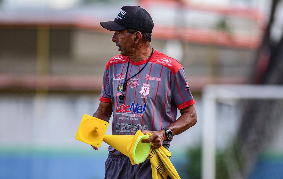 Mário Tilico, técnico do Náutico-RR no Campeonato Roraimense 2025 — Foto: Hélio Garcias/@bv_esportes