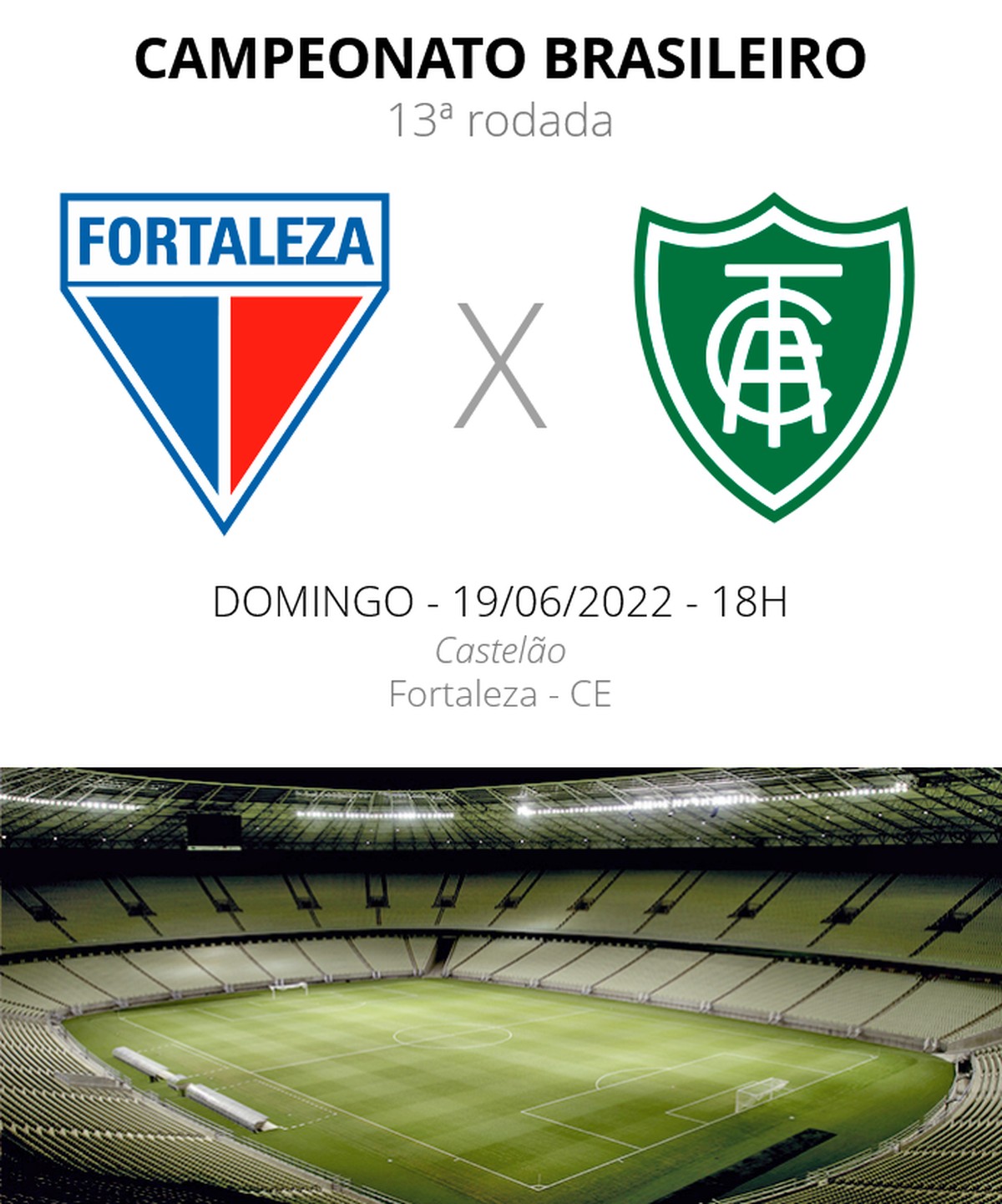 JOGOS DE HOJE - DOMINGO 19/06 - BRASILEIRÃO 2022 SÉRIE A 13ª RODADA