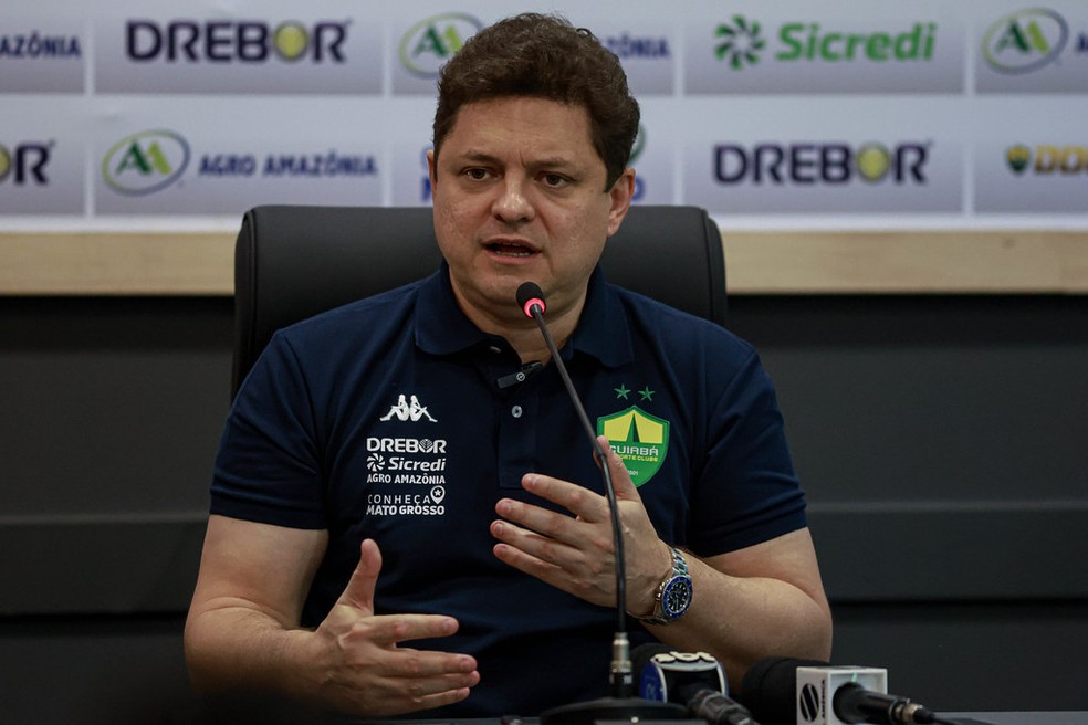 Presidente do Cuiabá, Cristiano Dresch — Foto: AssCom Dourado