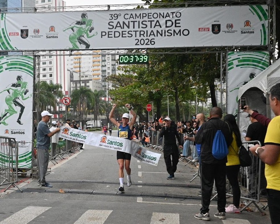 Louise Madsen no Campeonato Santista