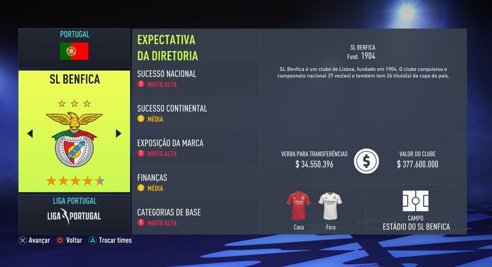 FIFA 22 confirma times brasileiros; veja ligas, equipes e estádios
