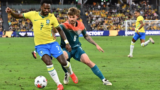 Vini Jr. Junior Vinícius Junior Brasil Austrália Amistoso Seleção Brasileira Camisa 7