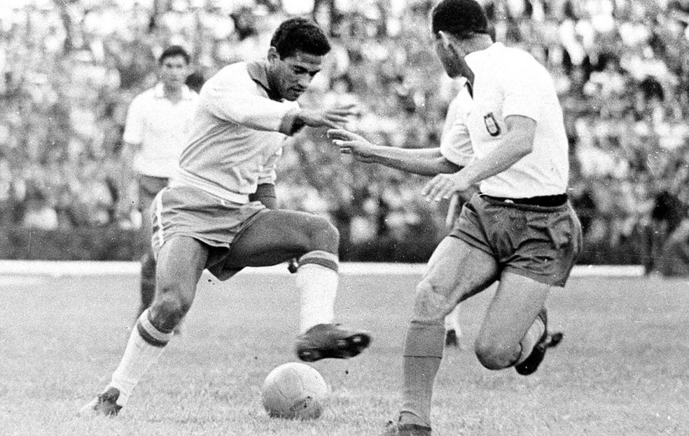 Garrincha foi o grande destaque da Seleção Brasileira em 1962