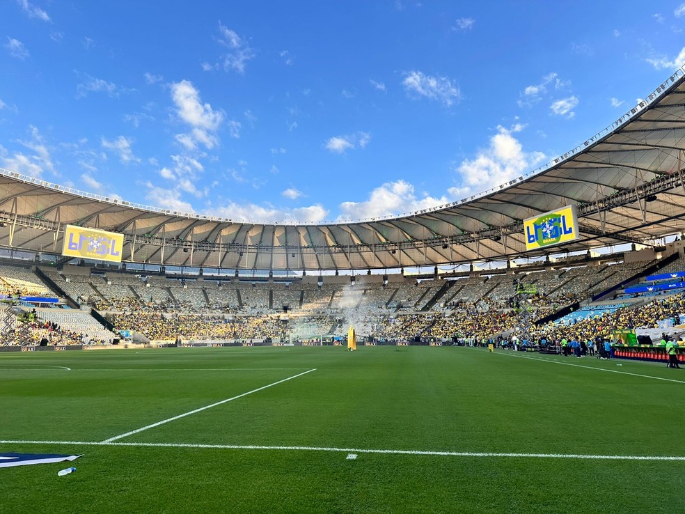 Maracanã vai receber a abertura da Copa com a seleção brasileira — Foto: Bruno Cassucci
