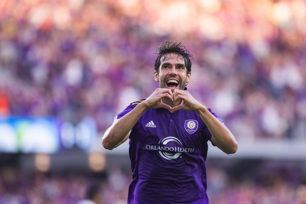 Kaká comemora gol do Orlando City — Foto: Tiwtter oficial do Orlando City