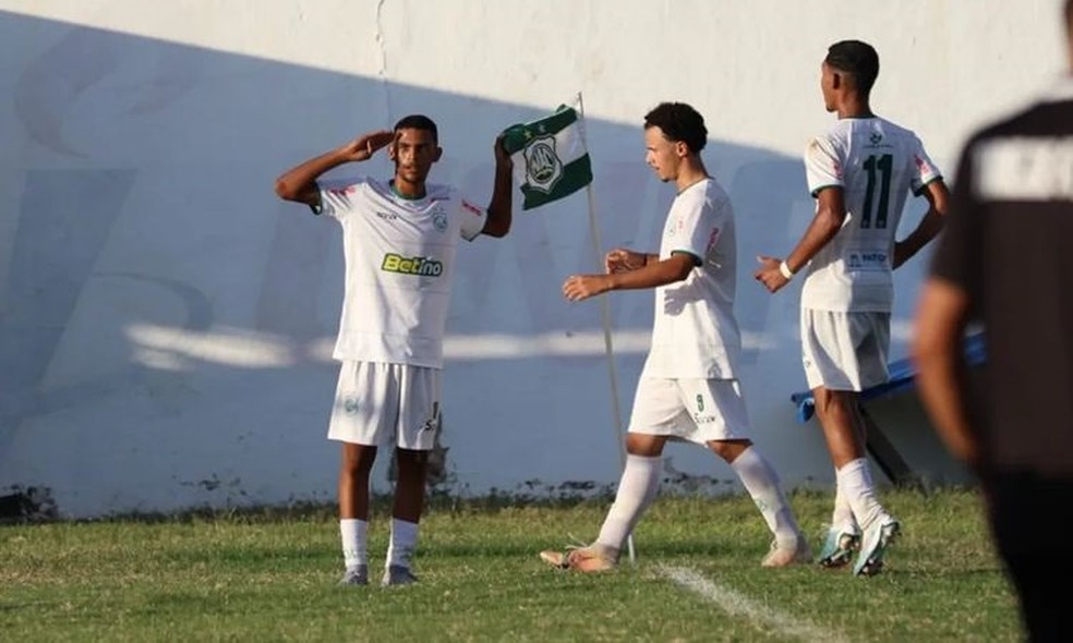 Time Sub-17 do Nacional de Patos em partida do Campeonato Paraibano — Foto: Divulgação / Nacional de Patos