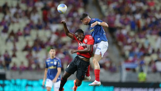 Atlético-GO perde do Fortaleza e chega a nove partidas sem vitória - Foto: (Fabiane de Paula/SVM)