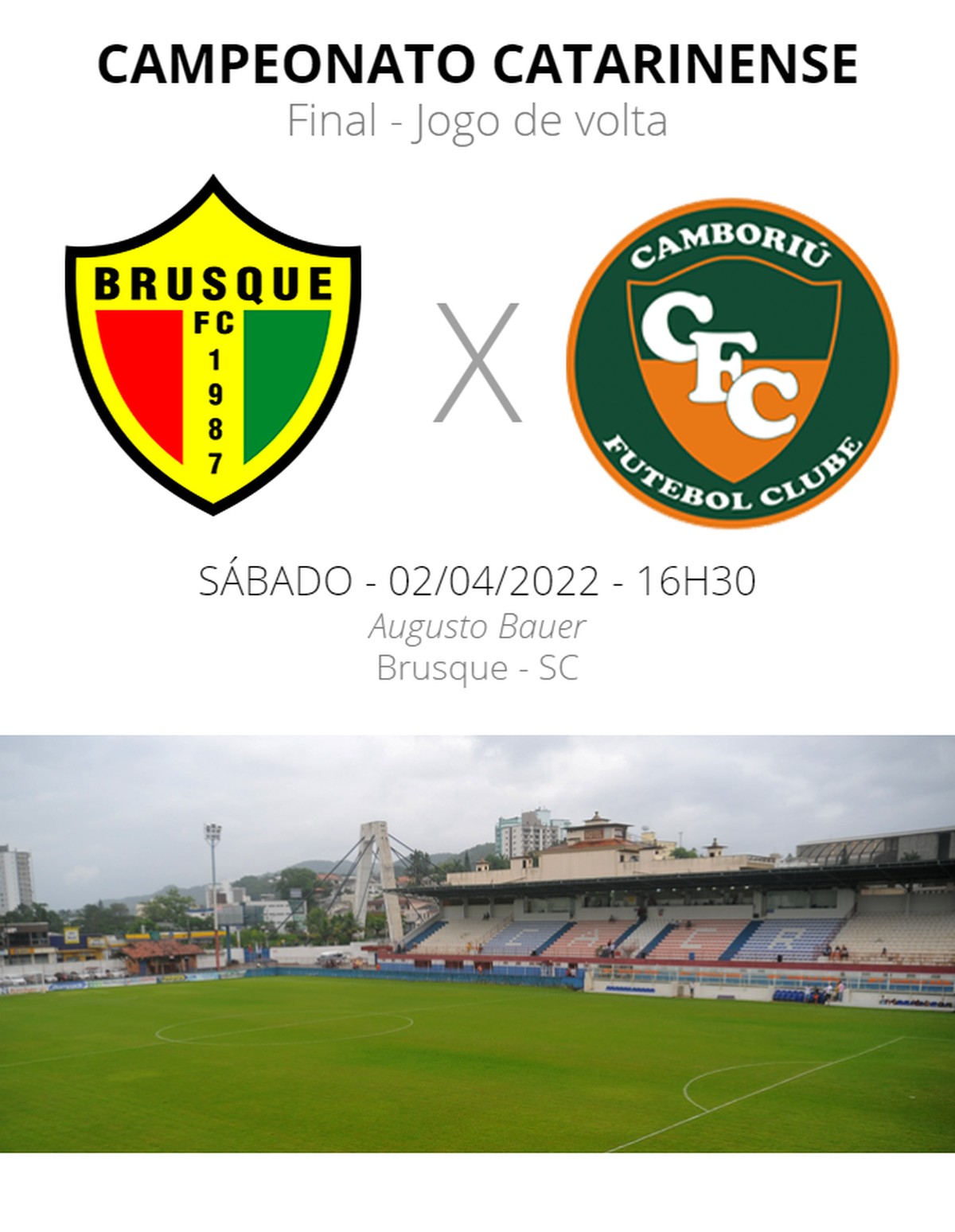 AO VIVO  Camboriú x JEC - Catarinense 2022 