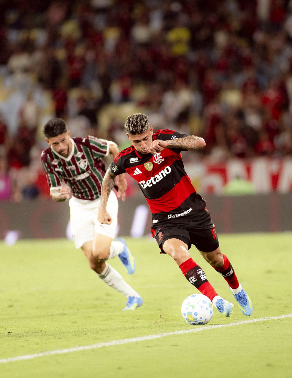 Carrascal em Fluminense x Flamengo � Foto: Adriano Fontes/Flamengo