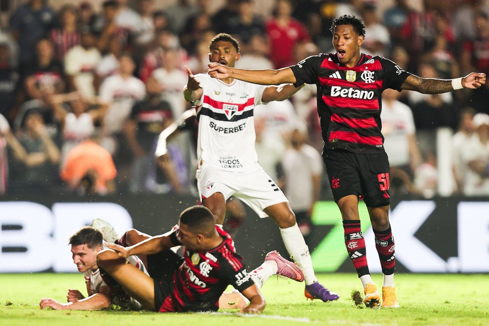 Plata em So Paulo x Flamengo  Foto: Gilvan de Souza/Flamengo