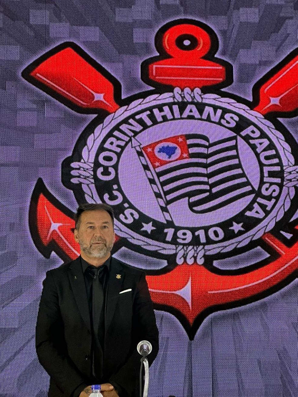 Augusto Melo, presidente do Corinthians — Foto: Emilio Botta