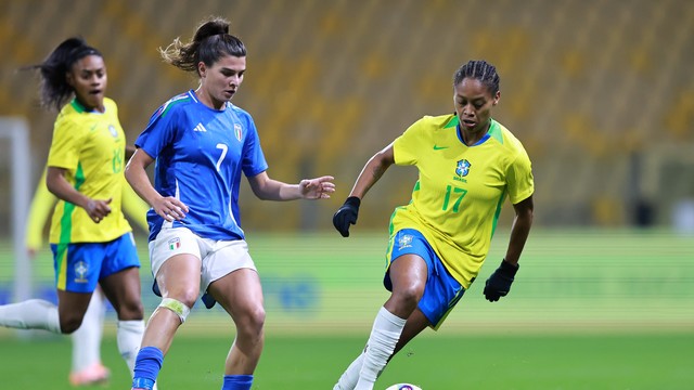 Itália x Brasil, amistoso futebol feminino