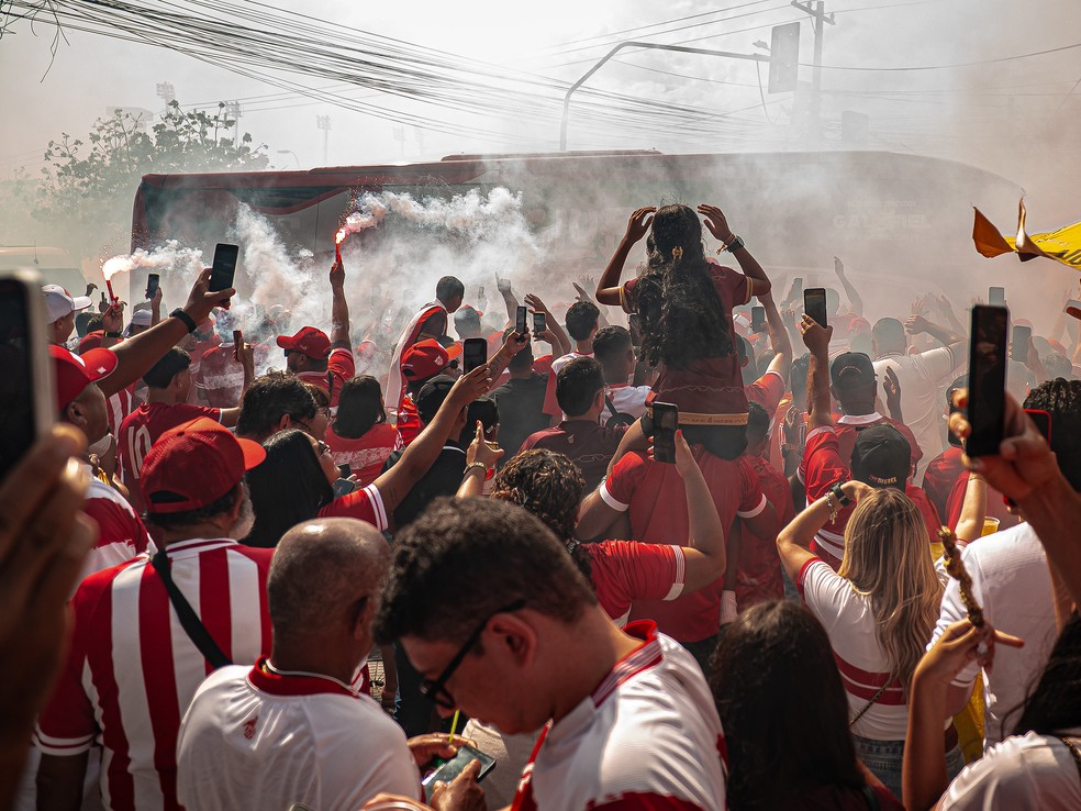 Torcida do CRB vai lotar o Rei Pelé na próxima quarta-feira — Foto: Francisco Cedrim/ASCOM CRB