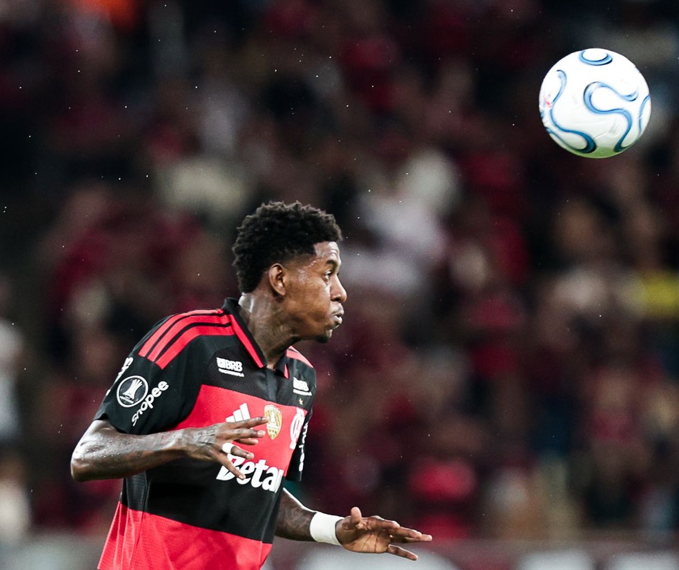 Vitão em Flamengo x Cusco — Foto: Gilvan de Souza/Flamengo