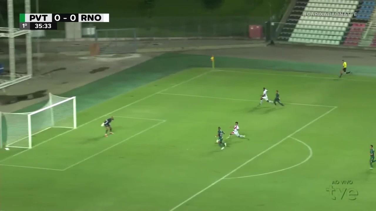 Gol de Edinho, do Porto Vitória, contra o Real Noroeste, pelo Capixaba 2023