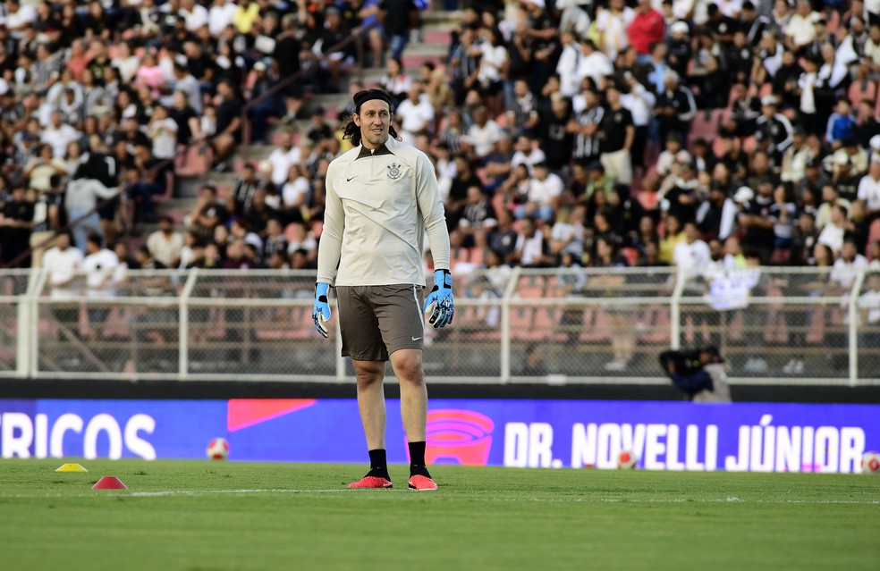 Cássio em Ituano x Corinthians — Foto: Marcos Ribolli
