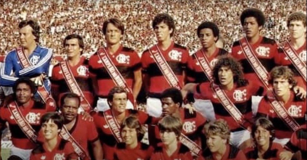 Flamengo campeão mundial de 1981 — Foto: Reprodução