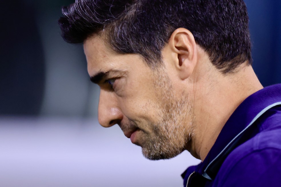 Abel Ferreira em Palmeiras x Fluminense  Foto: Marcello Zambrana/AGIF