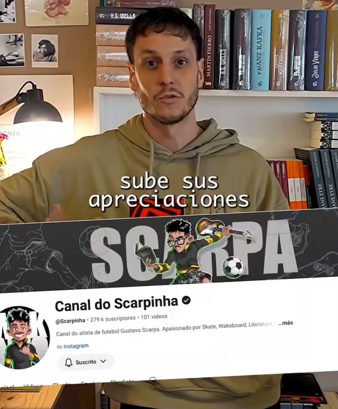 Até no exterior! Dicas de Scarpa fazem venda de livro disparar em livraria da Argentina