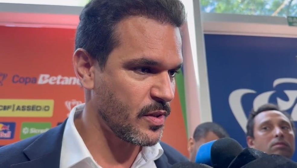 Admar Lopes fala sobre a busca por reforços no Vasco — Foto: Reprodução