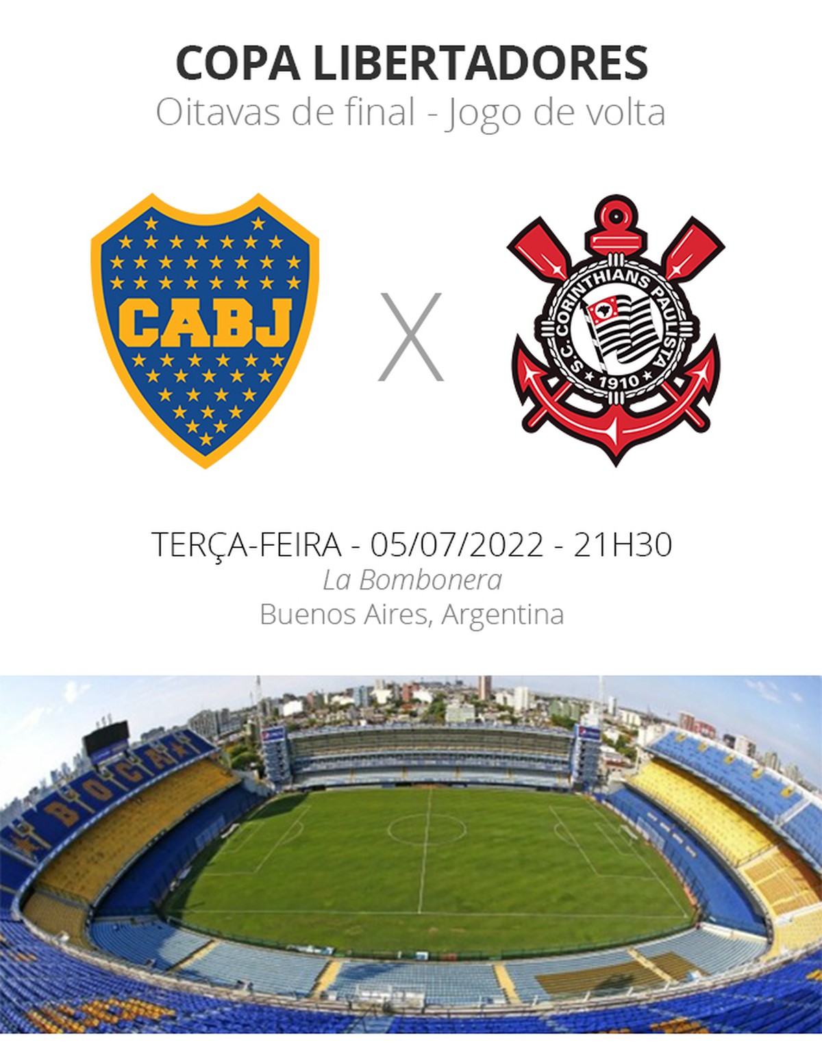 Boca Juniors x Corinthians: veja onde assistir o jogo da Libertadores 2022  - TecMundo