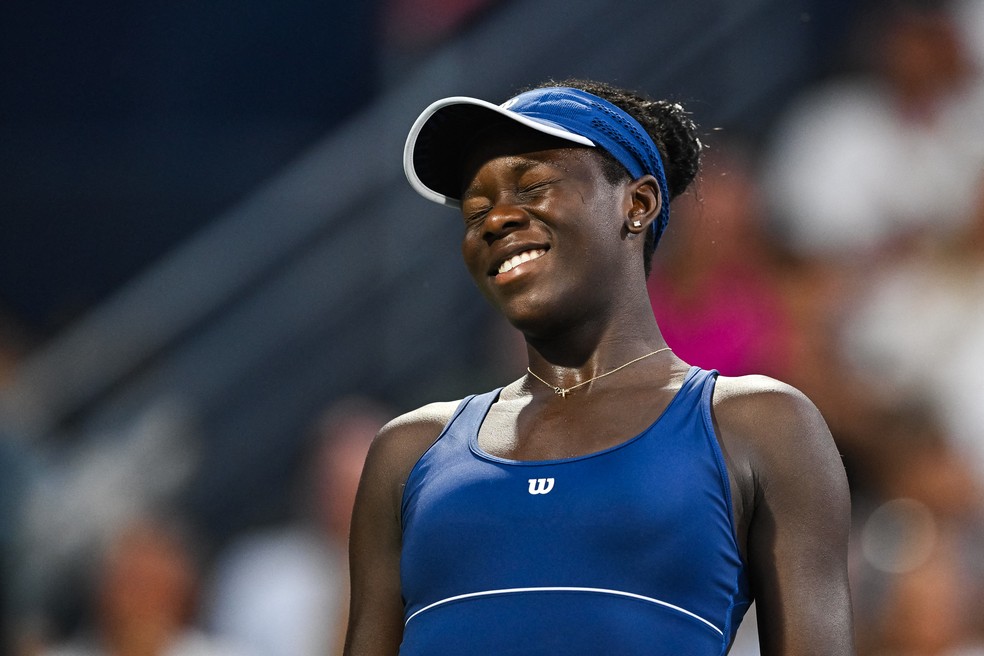 Victoria Mboko tênis — Foto: David Kirouac-Imagn Images