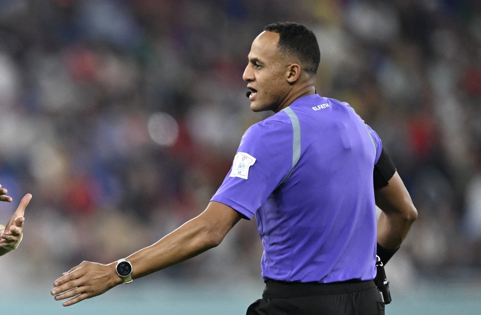 Ismail Elfath apitou o jogo entre Portugal e Gana, pela fase de grupos da Copa do Mundo � Foto: AFP