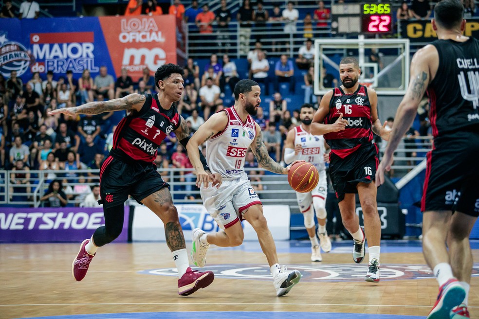 Franca x Flamengo - NBB 2023/2024 — Foto: Marcos Limonti/Sesi Franca Basquete