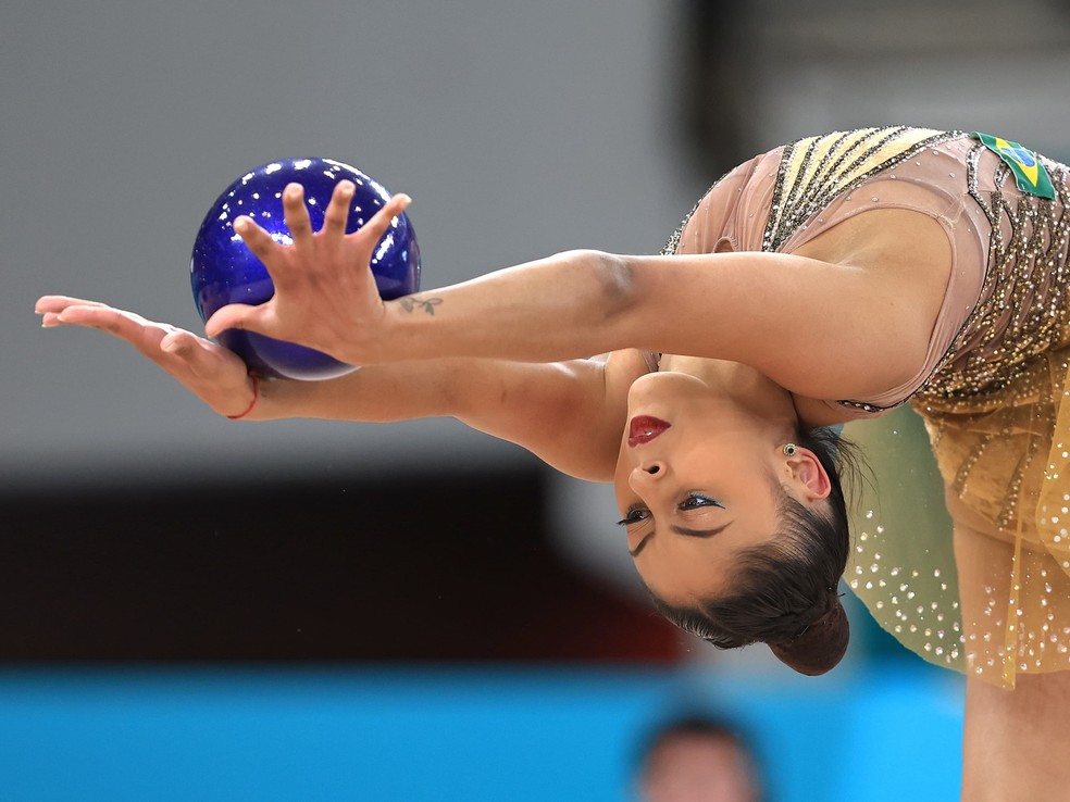 Bárbara Domingos nos Jogos Pan-Americanos — Foto: Ricardo Bufolin/CBG