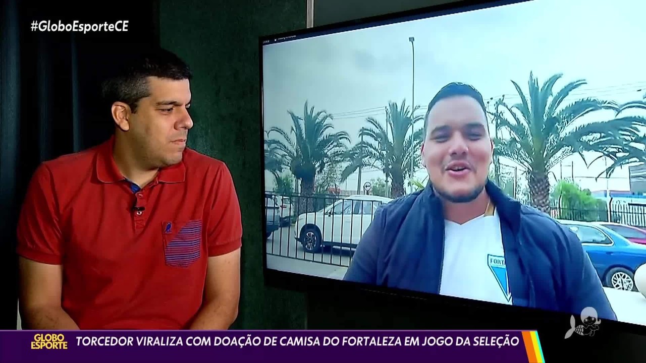 Torcedor do Fortaleza dá camisa do time para criança chilenacasas que dao bonusjogo do Brasil