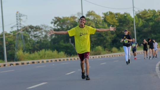 "É o que me motiva a acordar todos os dias", diz paratleta apaixonado por Corridaapostas esportRua