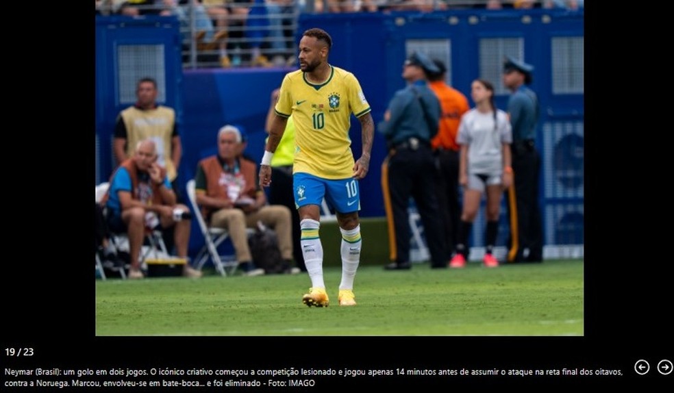Jornal português lista decepções da Copa — Foto: Reprodução