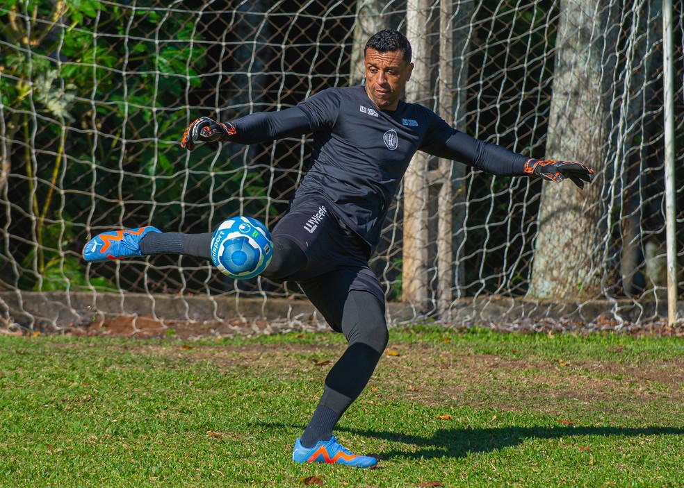 Sidão em treino do Concórdia — Foto: Pablo Nunes/CAC
