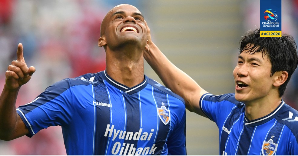 J&uacute;nior Neg&atilde;o marcou dois gols na final da Champions da &Aacute;sia &mdash; Foto: Divulga&ccedil;&atilde;o / AFC