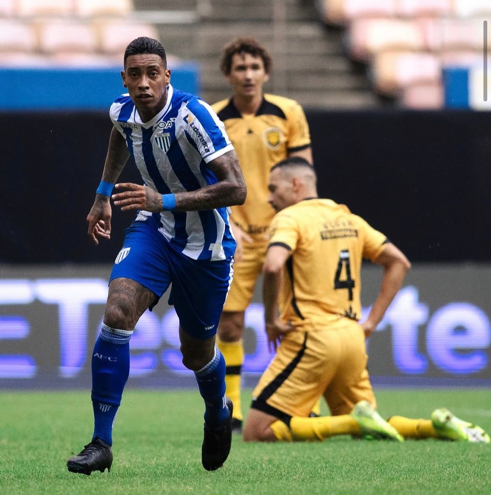 Ava&iacute; x Amazonas - Arena da Amaz&ocirc;nia - Alef Manga &mdash; Foto: Guilherme Griebeler - Ava&iacute;