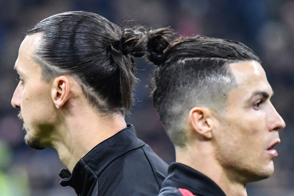 Medo de Cristiano Ronaldo? Ibrahimovic protege nariz em cobrança de falta  do português - Copa 2014 - Extra Online