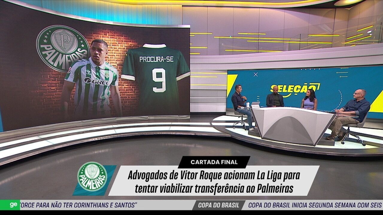 Reforço para posição carente: Vitor Roque chega ao Palmeiras após jogar com Paulinho.