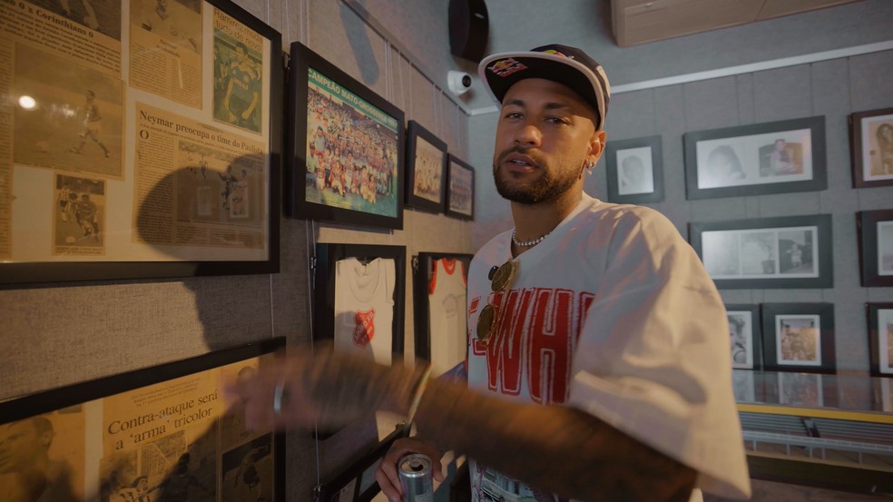 Neymar fala sobre acidente de carro sofrido junto com a família em 1992 — Foto: Reprodução